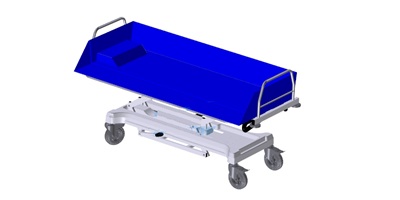 Wózek transportowo-kąpielowy z hydrauliczną regulacją wysokości C213 EVO
